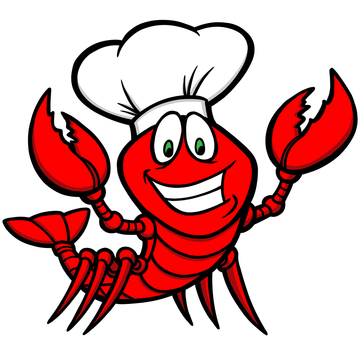 Red Crawfish Png Photos (black, white, red)