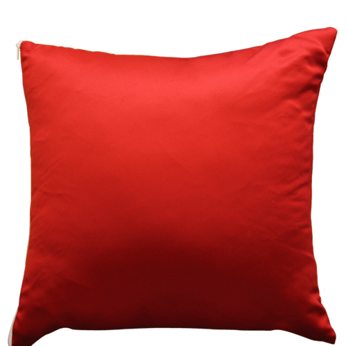 Red Cushion Png Image (black, maroon)