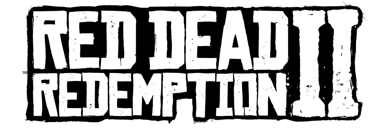 Red Dead Redemption Ii Logo Png Picture (black, white)