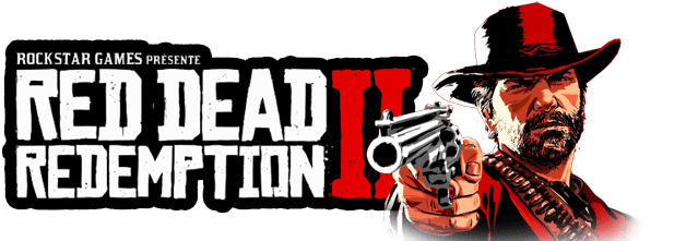 Red Dead Redemption Ii Logo Transparent Png (black, white)