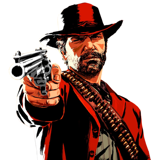 Red Dead Redemption Ii Png Photos (red, black, white)