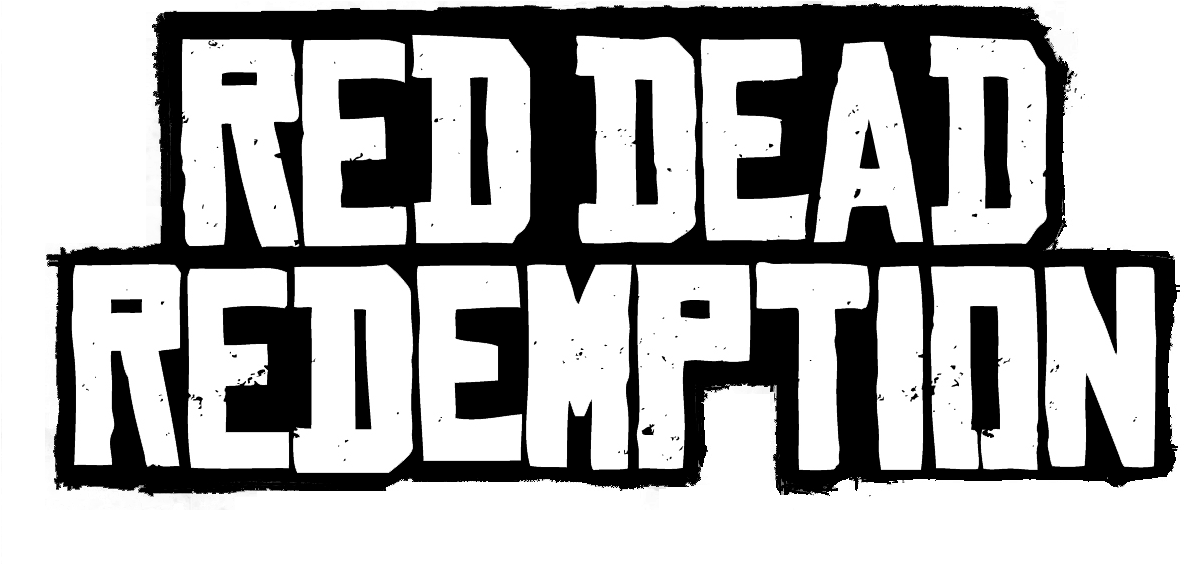 Red Dead Redemption Logo Png Transparent Picture (black, white)