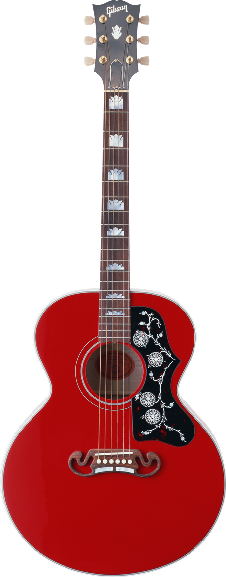 Red Electric Guitar Png Background Image (maroon, black)