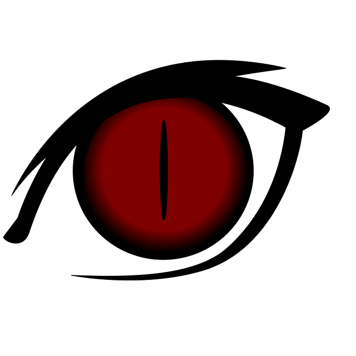 Red Eye Png Hd Image (black, maroon, white)