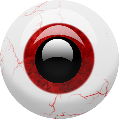 Red Eye Png Image (lavender, white)