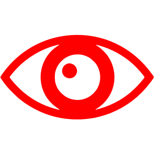 Red Eye Png Photo (black, maroon, red)