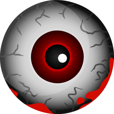 Red Eye Png Pic (indigo, black, red, silver)