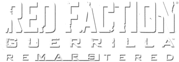 Red Faction Logo (black, gray, white, silver)