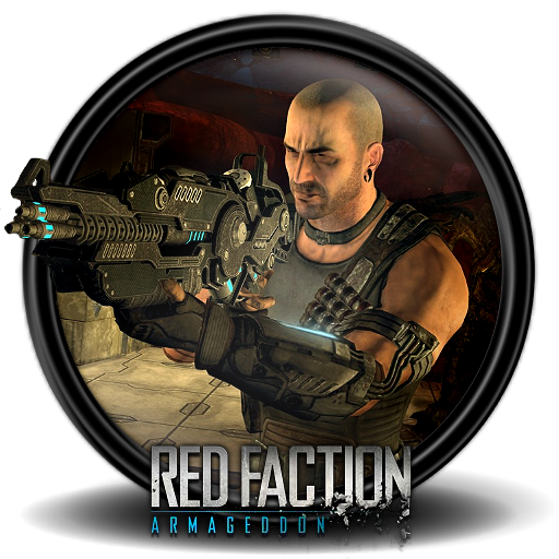 Red Faction Png Cutout (black, white)