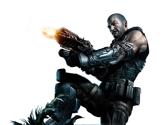 Red Faction Transparent Png (black)