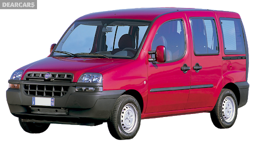 Red Fiat Doblo Van Transparent Png (salmon, black, maroon)