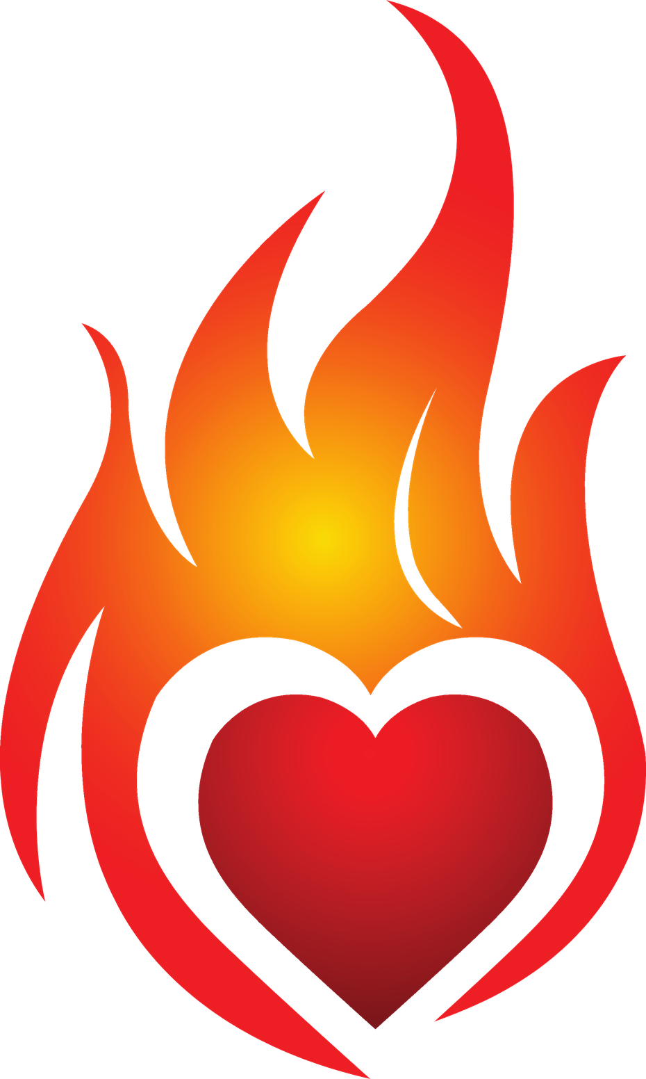 Red Fire Heart Transparent Png (chocolate, red, black)