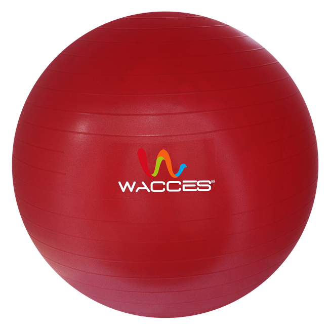 Red Fitness Ball Transparent Png (maroon, black)