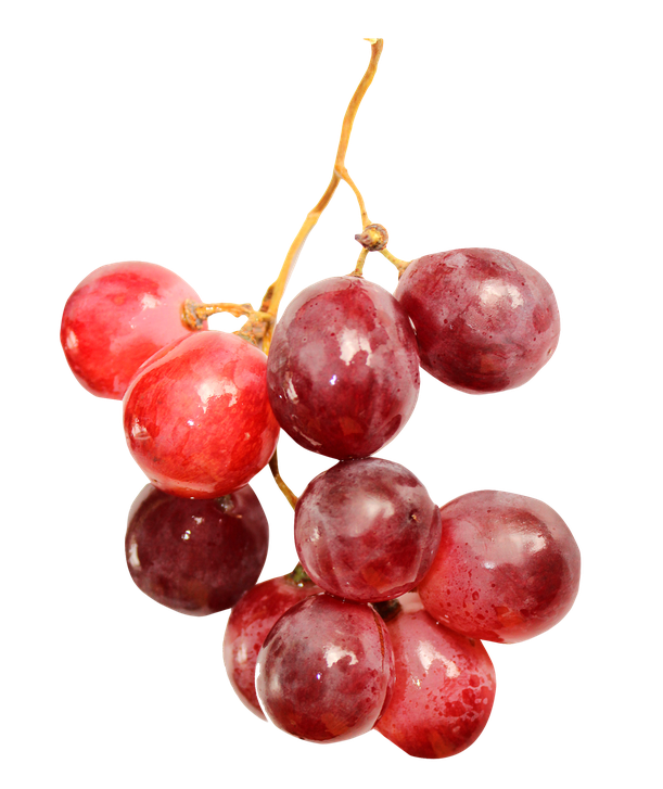 Red Grapes Transparent Png (salmon, black)