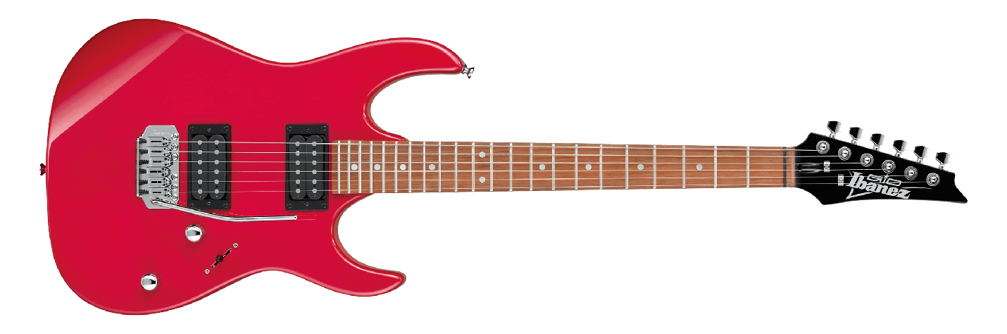 Red Guitar Transparent Background (black, red)