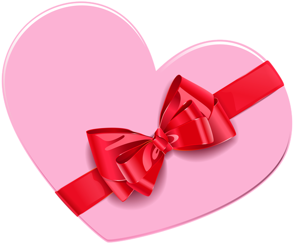Red Heart Box Png Clipart (red, pink, black)