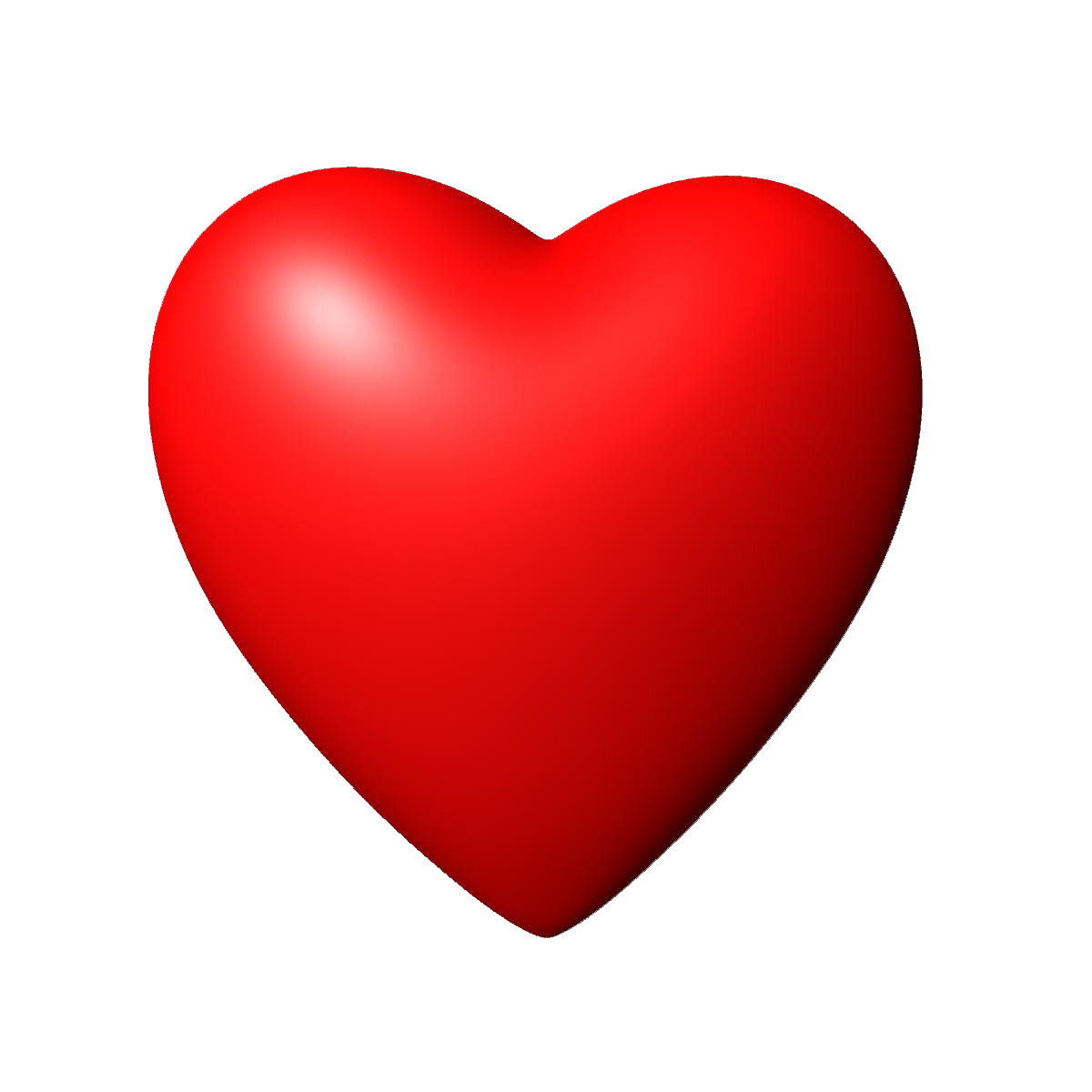 Red Heart Love Png Picture (red, white)