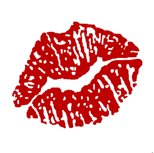 Red Kiss Png Photos (red, black, maroon)