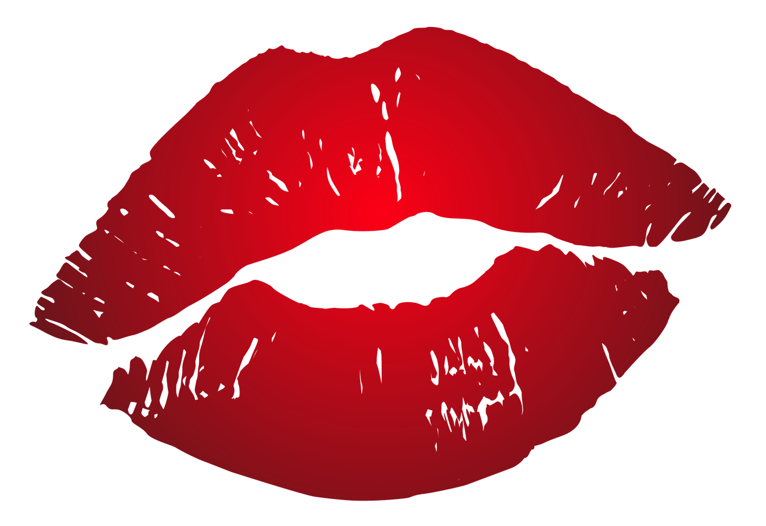 Red Kiss Png Pic (red, black, maroon)