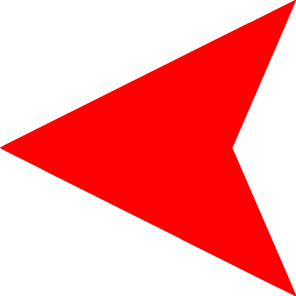 Red Left Arrow Png File (red, white, salmon, beige)