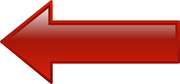 Red Left Arrow Transparent Png (white, maroon)