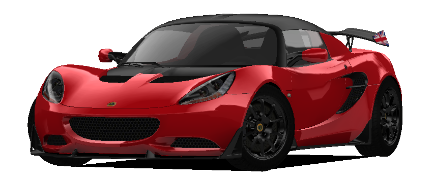 Red Lotus Car Png File (black)