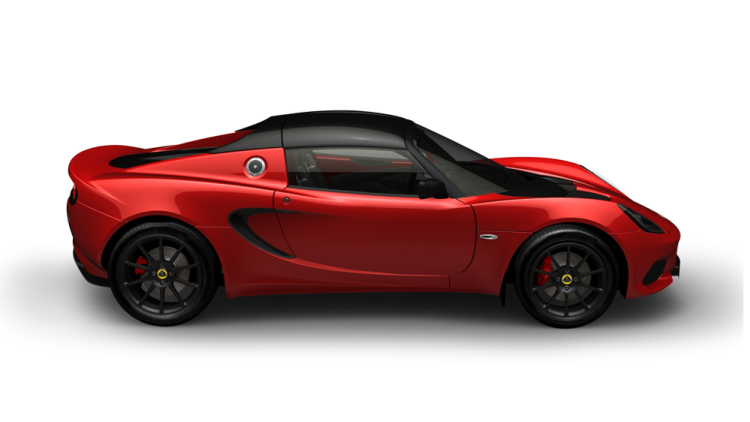 Red Lotus Car Png Image (black, maroon)