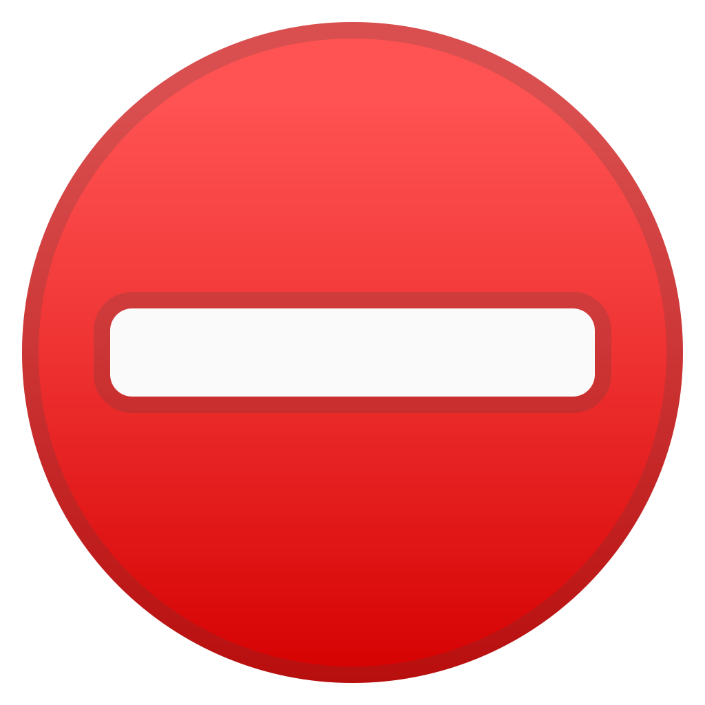 Red No Entry Transparent Png (red, white, salmon, chocolate, black)