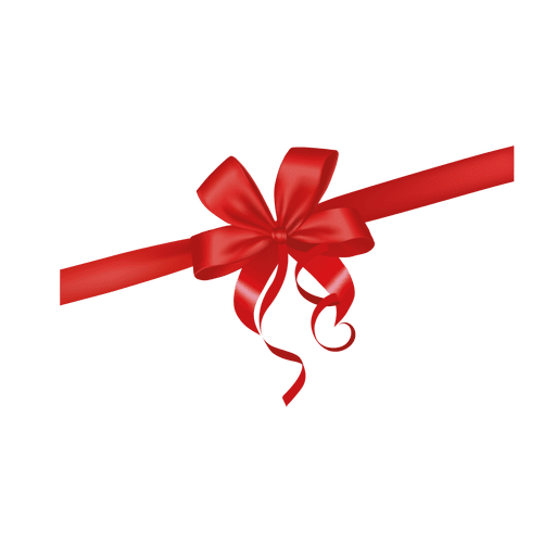 Red Ribbon Png Transparent Image (gray)