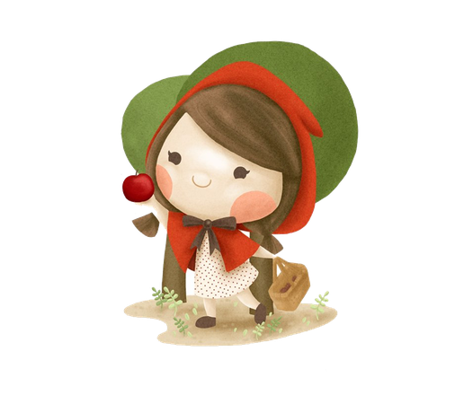 Red Riding Hood Png Isolated File (olive, black, beige)