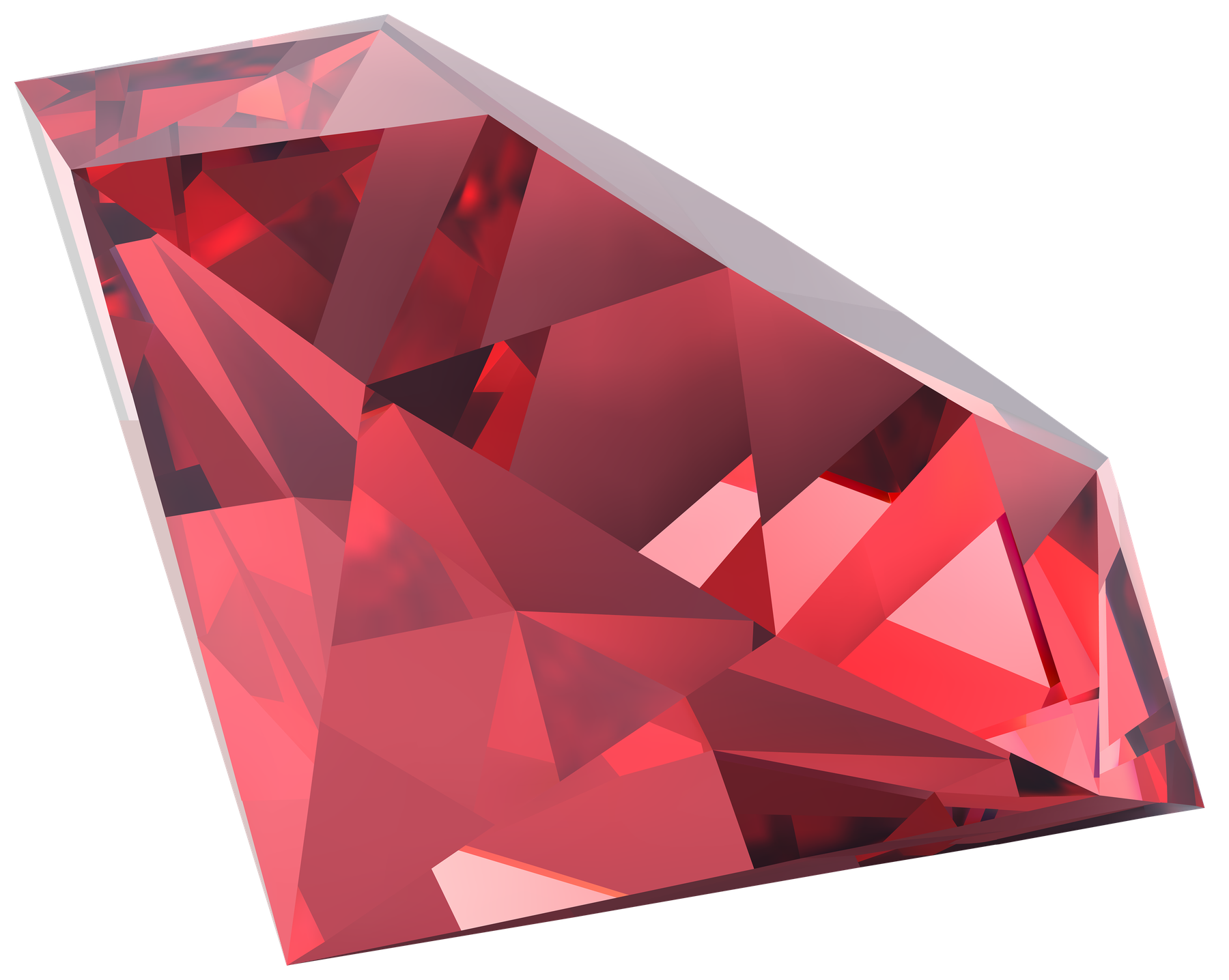 Red Ruby Gemstone Png Pic (chocolate, salmon, silver, black)