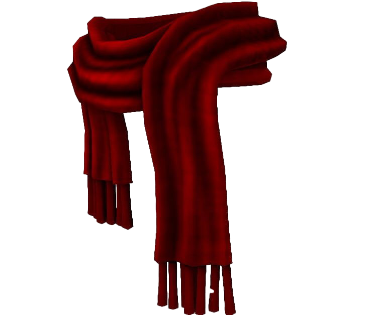 Red Scarf Png Clipart (maroon, black, white)