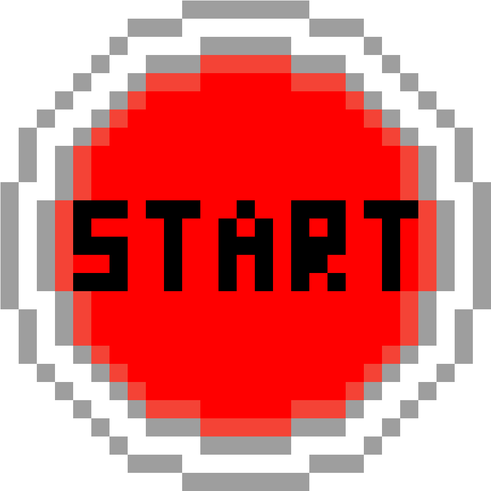 Red Start Button Png Picture (gray, white, black, red, silver)