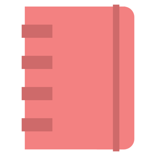 Red Book Free Transparent Png Icon Download (black, salmon)