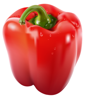 Red Pepper Png (red, black)