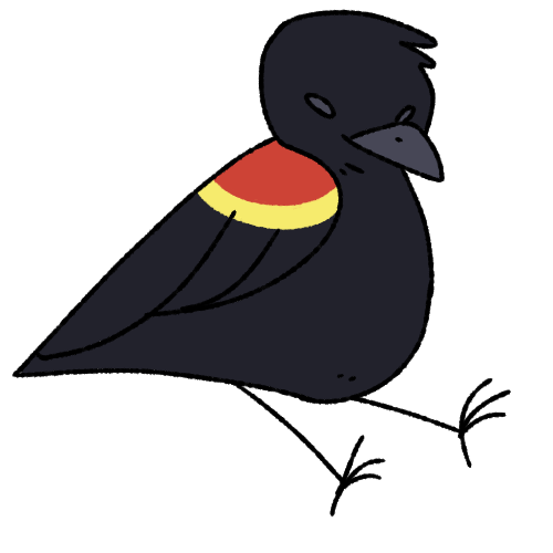 Red Winged Blackbird Png Isolated Hd (chocolate, black)