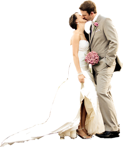 Wedding Couple Png Clipart (black, white)