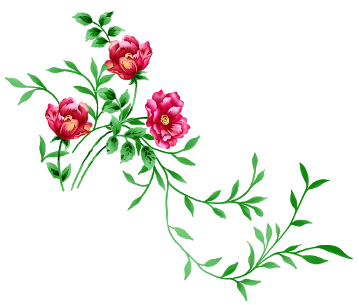 Wedding Floral Decoration Png Image (black)