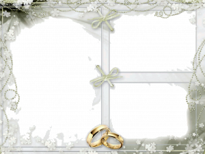 Wedding Frame Download Png 300X225 (black, lavender)