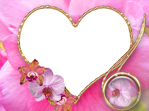 Wedding Frame Png Photo (black, pink, lavender)