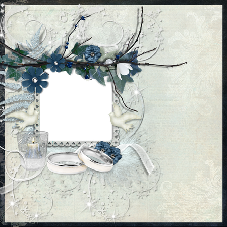 Wedding Frame Png Photos (black, beige)