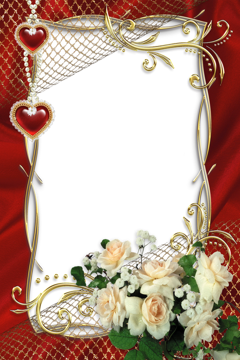 Wedding Frame Png Pic (maroon, black)