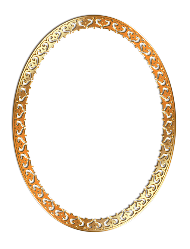 Wedding Golden Frame Transparent Png (chocolate, black)