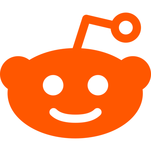 Reddit Color Free Png Icon (black, chocolate)