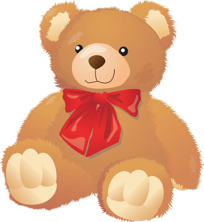 Teddy Bear Cartoon Png Isolated Hd (black, beige, salmon)