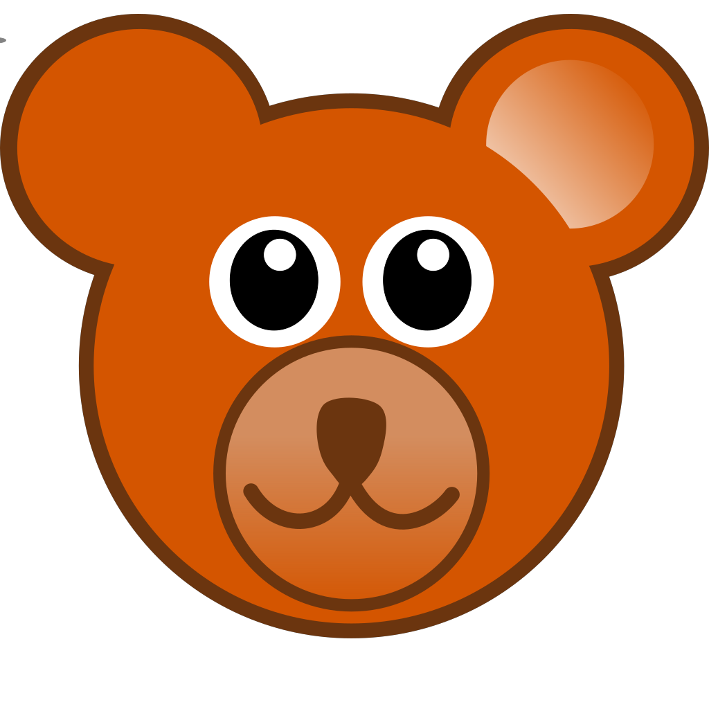 Teddy Bear Cartoon Png Picture (black, white, maroon, salmon, chocolate)