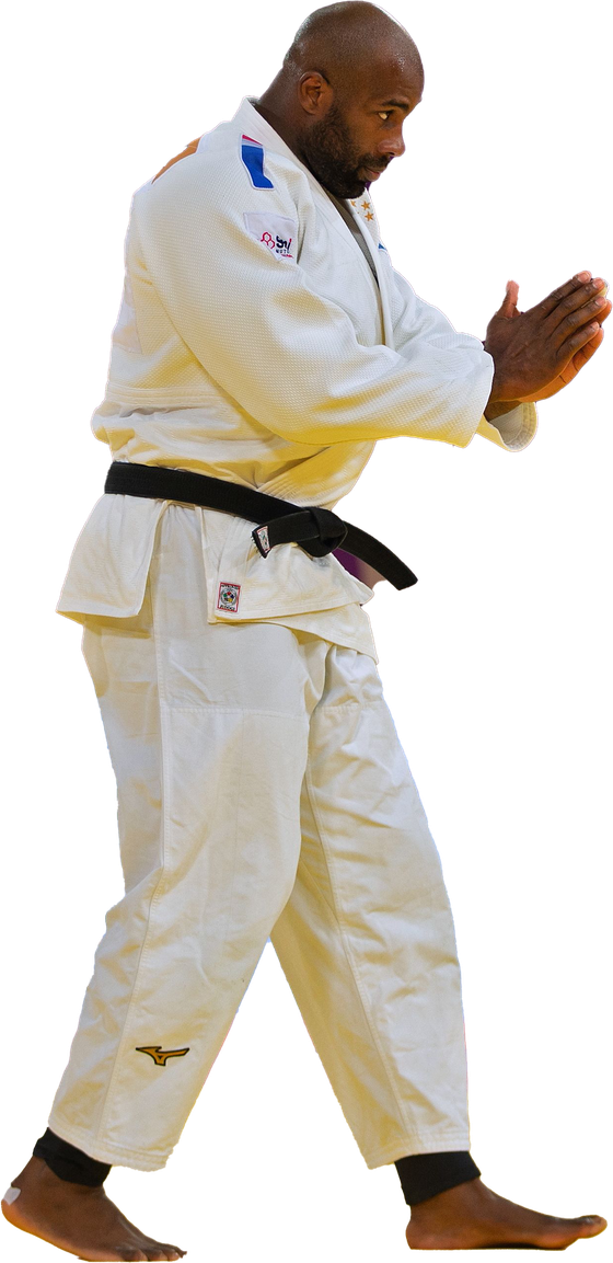 Teddy Riner Olympic Player Png Clipart (black, silver)