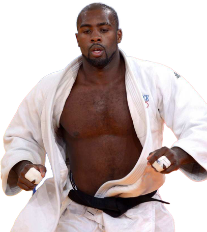 Teddy Riner Png Photo (black, lavender, white)