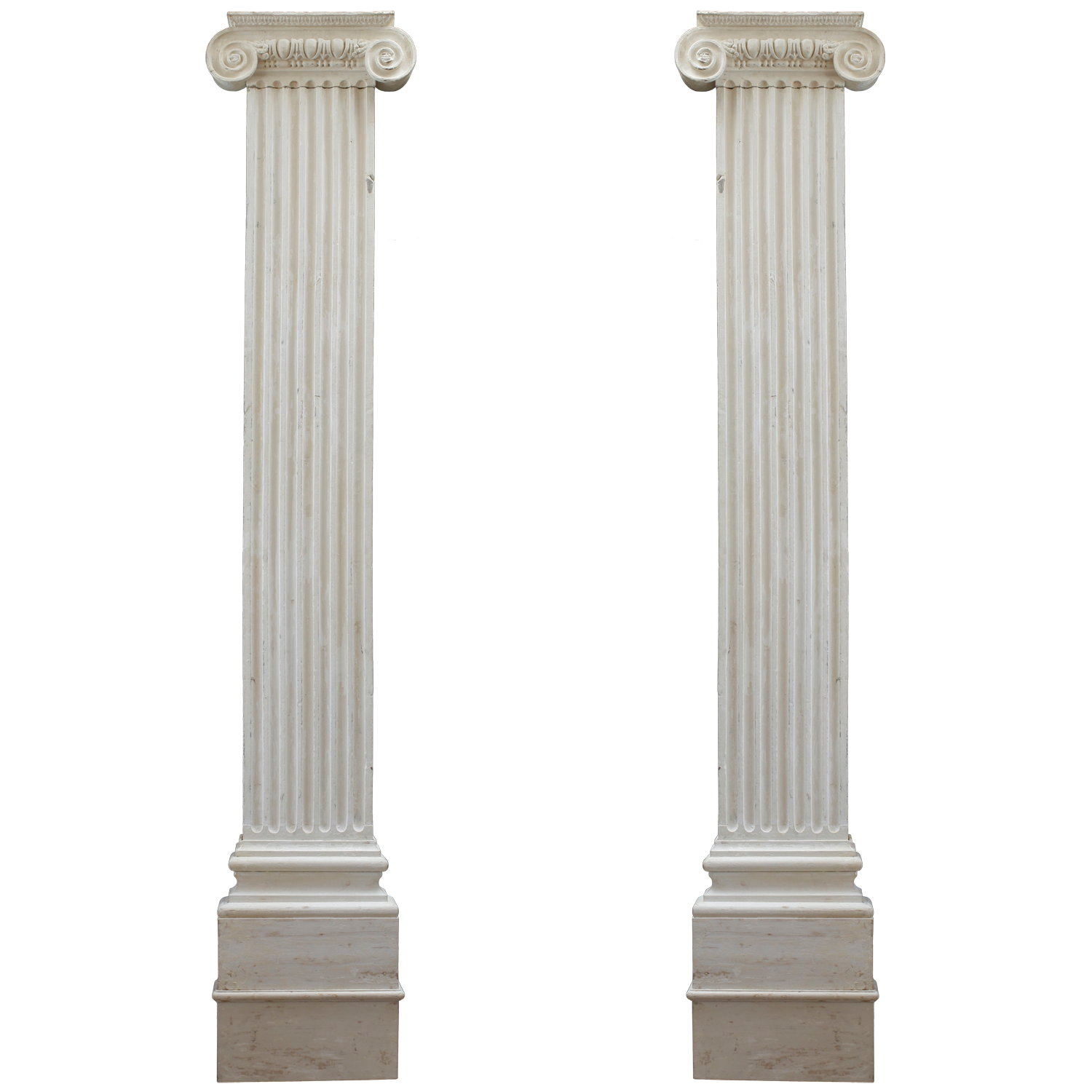 Pedestal Column Png Cutout (black, silver)