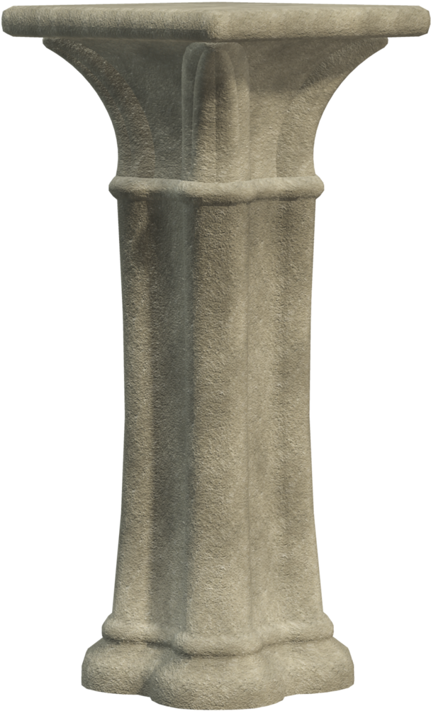 Pedestal Column Png (black, gray)